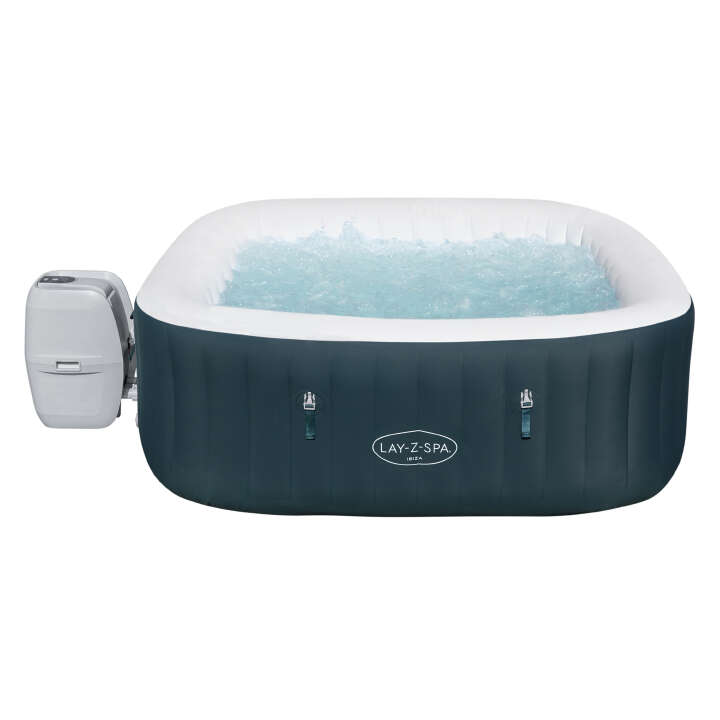 Bestway LAY‑Z‑SPA Whirlpool Ibiza AirJet quadratisch 180 × 180 cm
